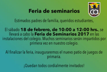 Feria de seminarios