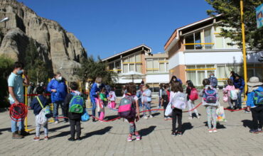 Hoy los niños de K2 han vuelto a clases.