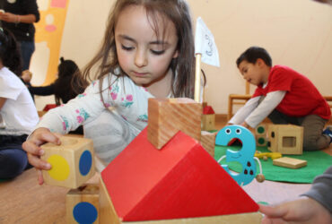 Die neuen Funktionsräume unterhalb des Kindergartens sind eröffnet