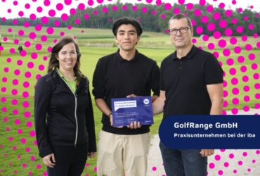 Entrega del distintivo de cooperación a GolfRange GmbH