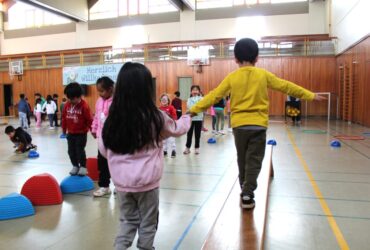 Clase conjunta de gimnasia: K2 y P2
