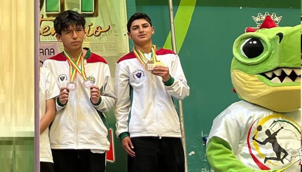 Medalllistas chris Juan